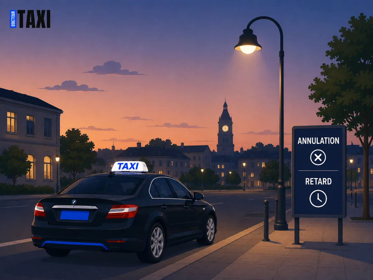 Annulation ou retard de rendez-vous : quid de votre taxi ?